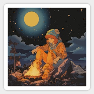 By The Campfire Sticker